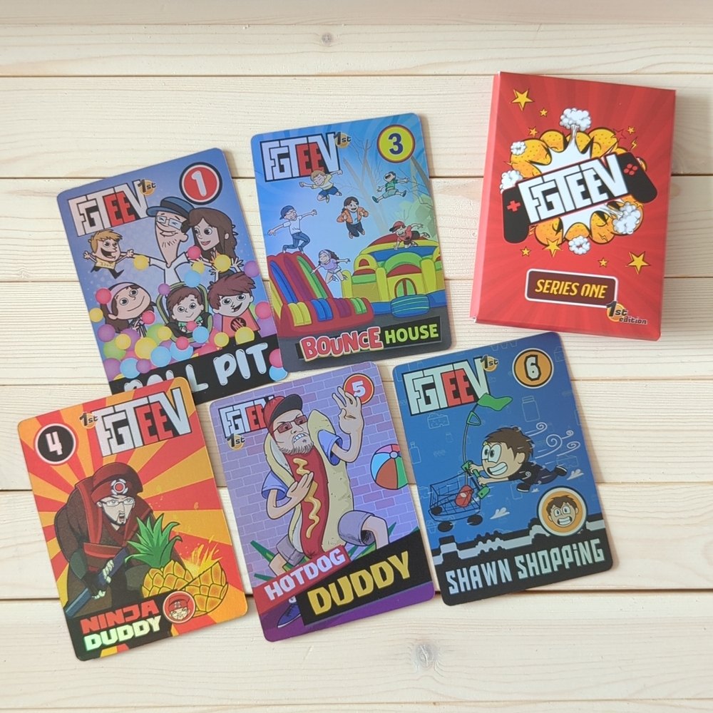 FGTEEV trading cards opened
